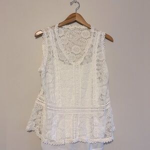 Hagel Women’s Lace Lined Tank Size XL